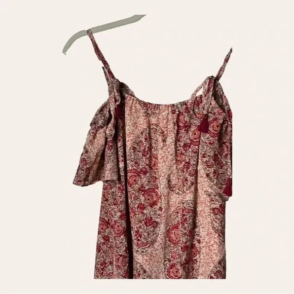 0293. MADEWELL WATERCOLOR‎ PAISLEY FLORAL DRESS SIZE XSMALL - Picture 7 of 12